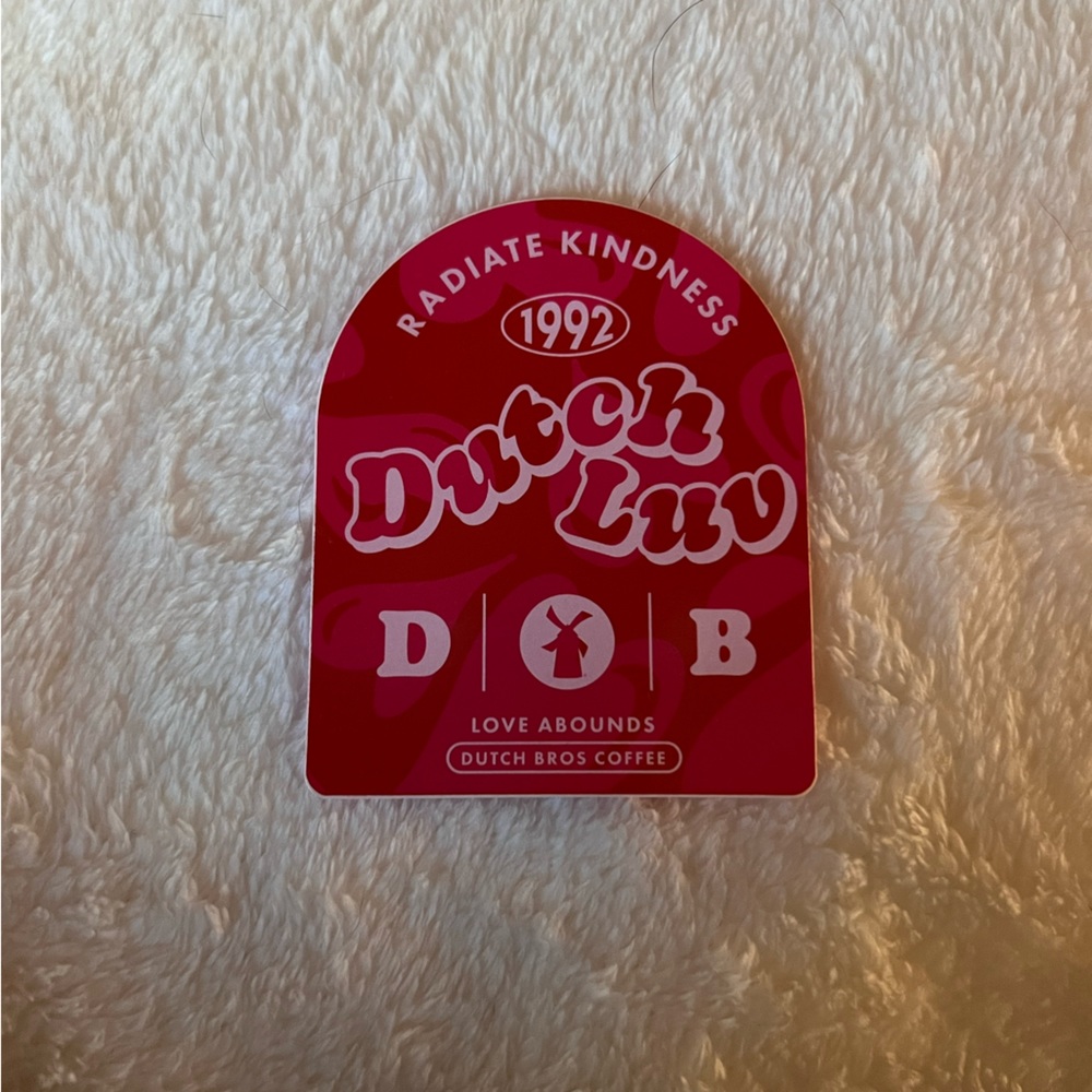 Dutch Bros Sticker Dutch Luv
